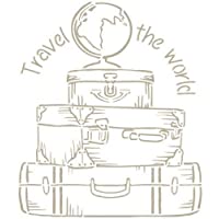 TODO-STENCIL Stencil Mini Deco Figura 132 Travel Medidas exteriores: 12x12 Medidas internas diseño 8-6 x 10 cm